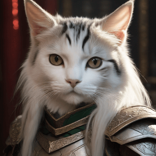 Memorial portrait example of a cat